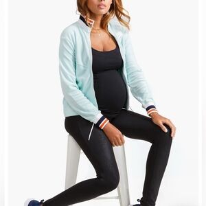Isabel Maternity by Ingrid & Isabel High Gloss Black Leggings